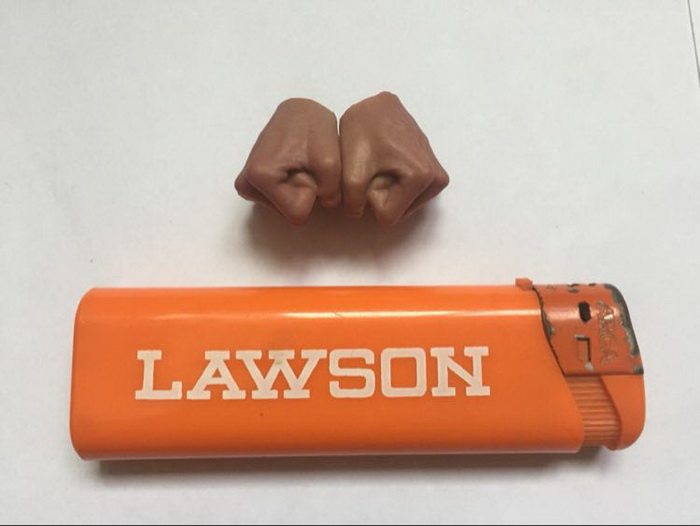 COOMODEL MF002 Wolverine naked hand held fist in hand