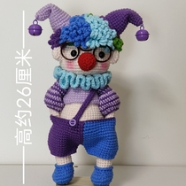 2024 new pocket clown hand-crocheted craft ornaments in various colors (please note the color)