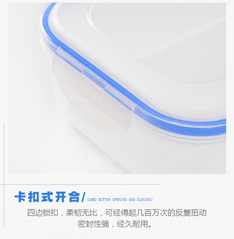 Hộp lưu trữ bằng nhựa lò vi sóng hộp cơm trưa hình chữ nhật hộp kín thực phẩm xách tay hộp ăn trưa hộp trái cây - Hộp cơm điện sưởi ấm cặp lồng ủ cơm