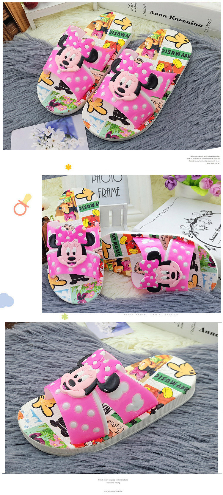 Pantoufles enfants en autre pour été - semelle caoutchouc naturel - Ref 1006131 Image 37