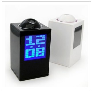 Creative Home Projection Clock LED Projection Bell Fashion Alarm Clock Music Alarm Clock Multifunction Electronic Alarm Clock