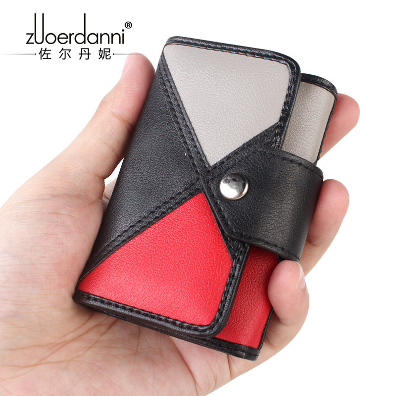 Zoldeni Japan and Korea's new key bag for young ladies camouflage multi-functional key bag with contrasting colors fashion key bag