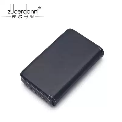 Leather large capacity business card holder female card bag card bag custom card bag light card holder portable small business card bag tide