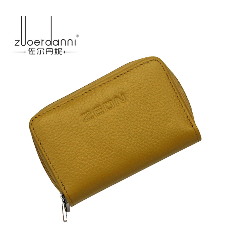 Key Case Women Small Wallet Coin Purse Women Zipper Wallet Leather Key Case Short Multifunctional Key Wallet