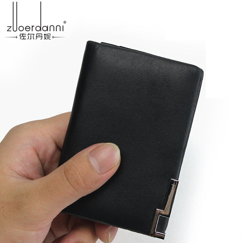 Card Bag Men's Ultrathin Male Style Small Card Bag Women Style Cardholder Card Clip Multi-Position Short Cash Card Bag Genuine Leather Driver's License