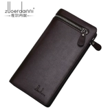 Универсальный бумажник, длинная кожаная сумка для отдыха, картхолдер, длина макси, бизнес-версия