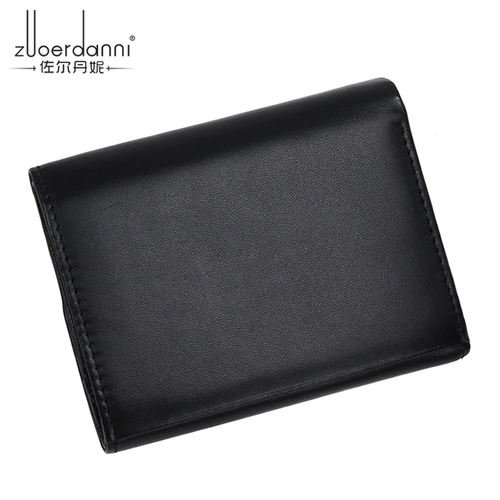 Мужской картхолдер, кожаные карточки, короткий ультратонкий маленький универсальный бумажник, из натуральной кожи