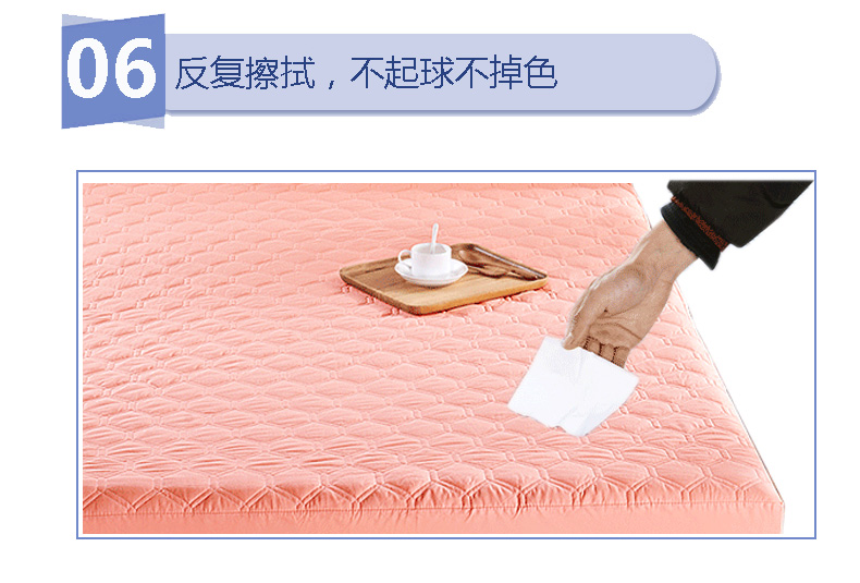 Giường bông 笠 một mảnh dày bông trải giường trải giường Simmons bảo vệ che bụi phủ giường ngủ mùa đông - Trang bị Covers 	ga giường bo chun