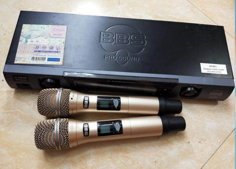 Second-hand BBS U-666B U-segment wireless microphone stage KTV performance dedicated