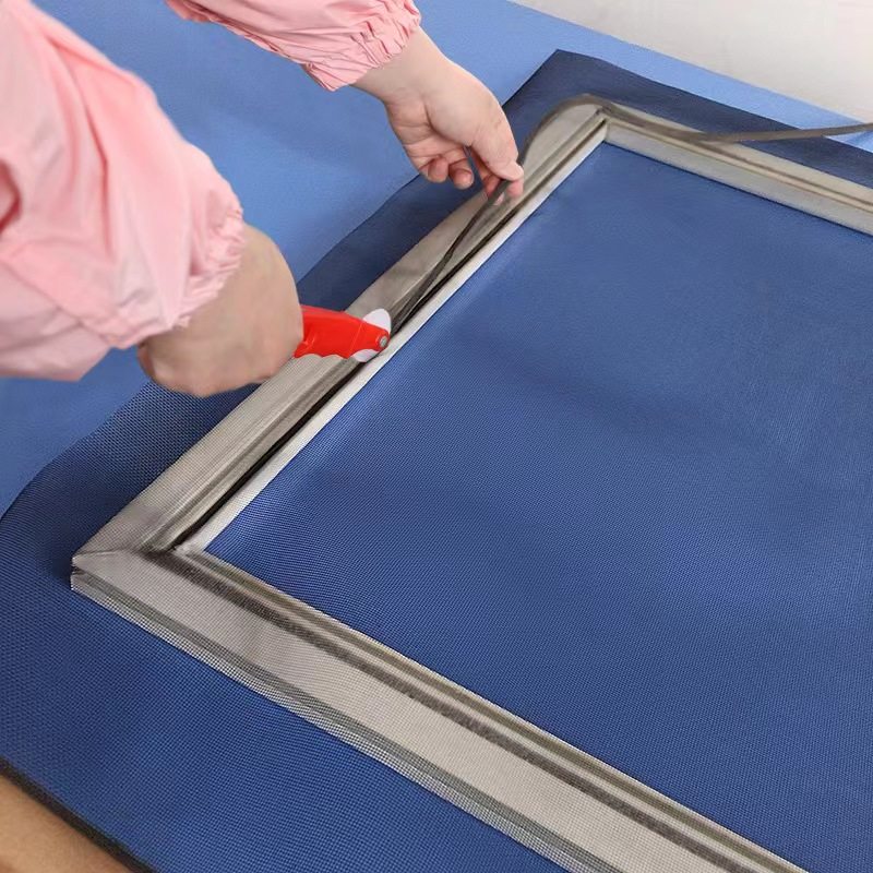 自己粘着式網戸、蚊よけ、家庭用ナノ暗号化スライド式網戸、防虫メッシュ生地。