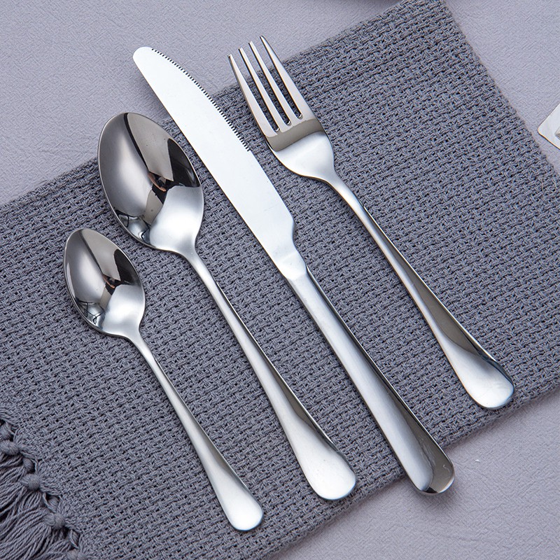 O Erun Philosophy 304 Stainless Steel Western Dining Cutlery Knife Fork Steak Cutlery Sets Knife Fork Spoon Suit Home Steak Knife