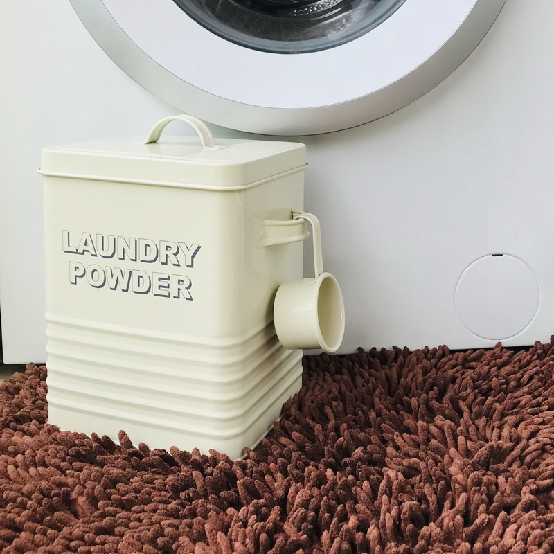 European-style rectangular washing powder box kitchen rice noodle storage box moisture-proof multi-functional grain dog food storage box delivery spoon