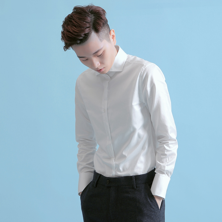 knighttom French style sleeves Positive Dress White Shirt Woman Design Sensation Niche Work Clothes Pure Cotton Blouse College Wind