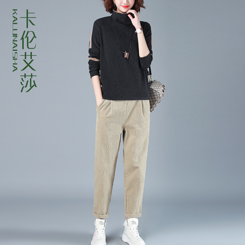Fashion Suit Women 2022 Spring Autumn Han Edition Small Sub Sports Casual Foreign Port Wind Career Loose two sets