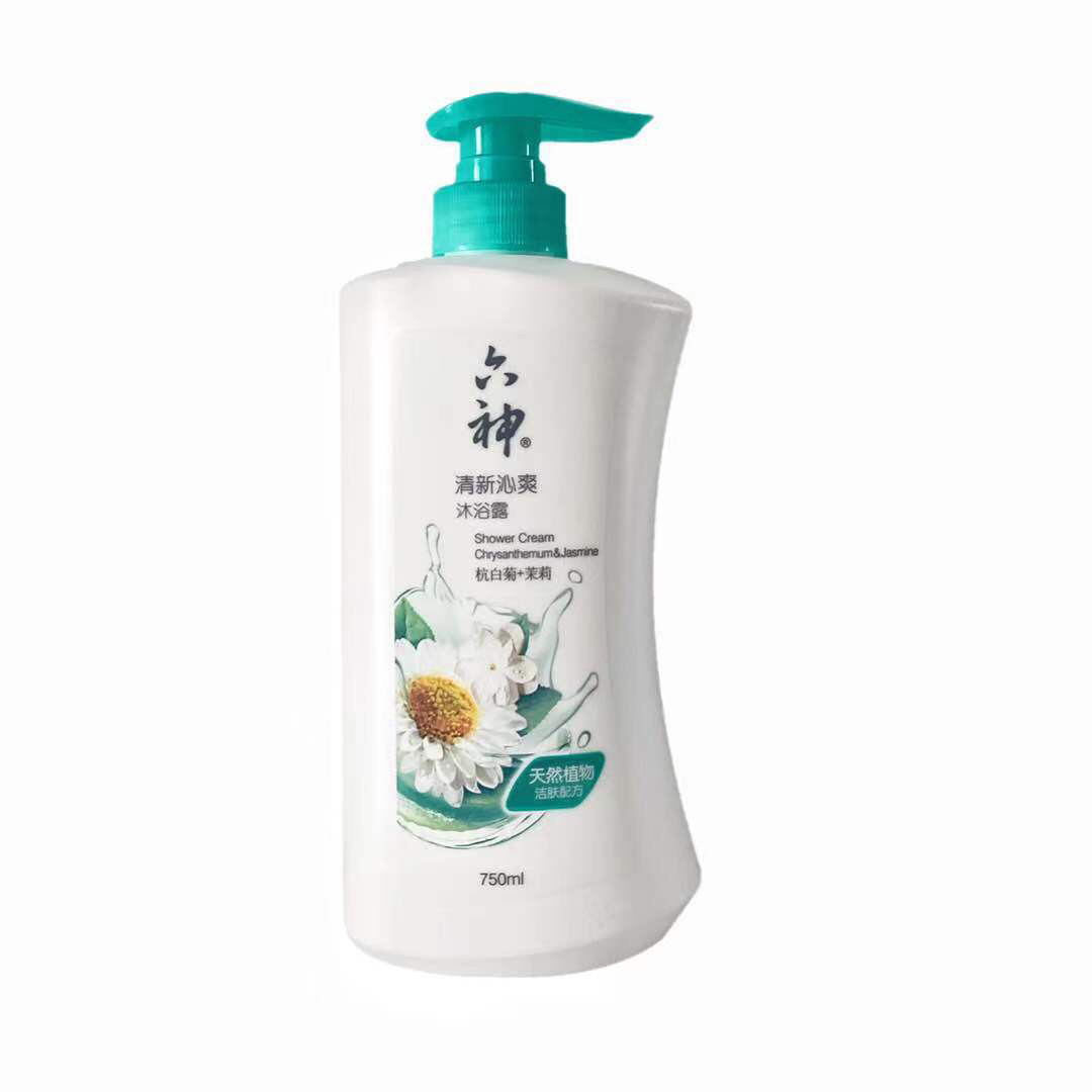 Six Gods Hangzhuang Jasmine fresh refreshing bath shower and bath fragrance easy to rinse for men and women's families