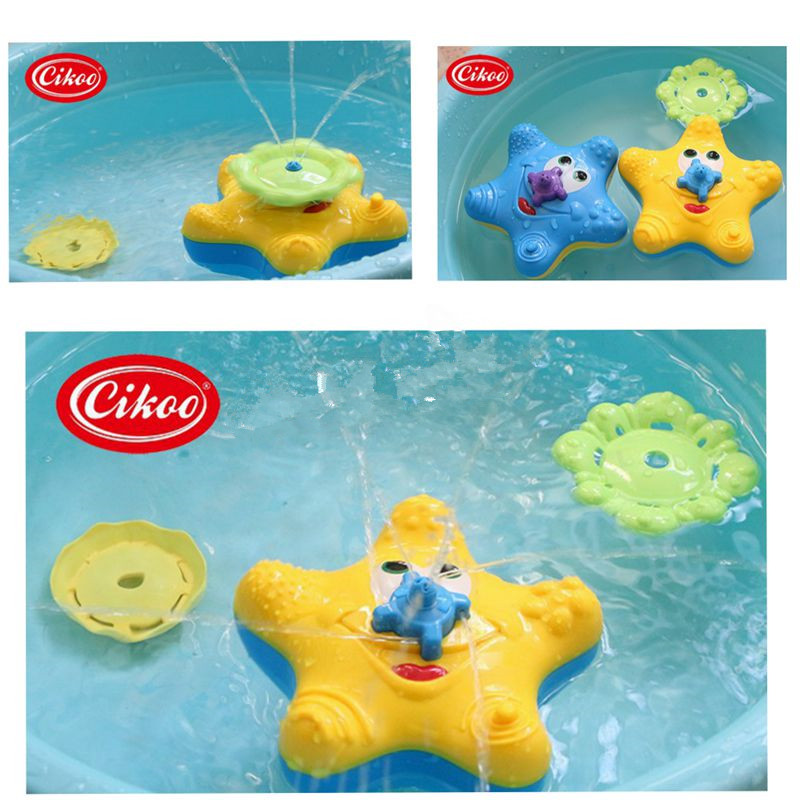European and American Foreign Trade Original Single C Home Children's Theater Water Toys Automatic Water Jet Sea Stars Bathing Opera Water Plastic Toys-Taobao