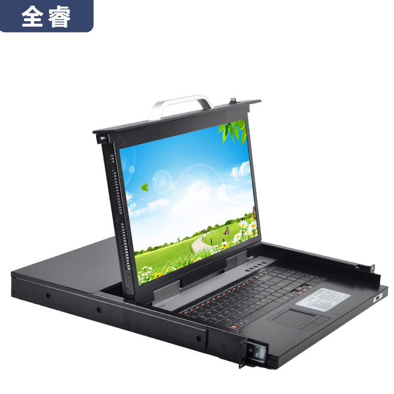 KVM switch 17 inch wide screen HD display 1920*1080 rack type 8 kvm