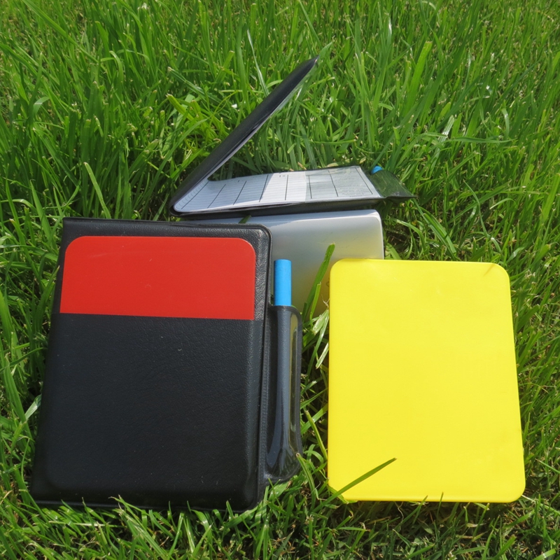 Football Red Yellow Cards Record This Red Card Yellow Card Whistleblowing Referee Suits Tour Banner Coaching Match Supplies