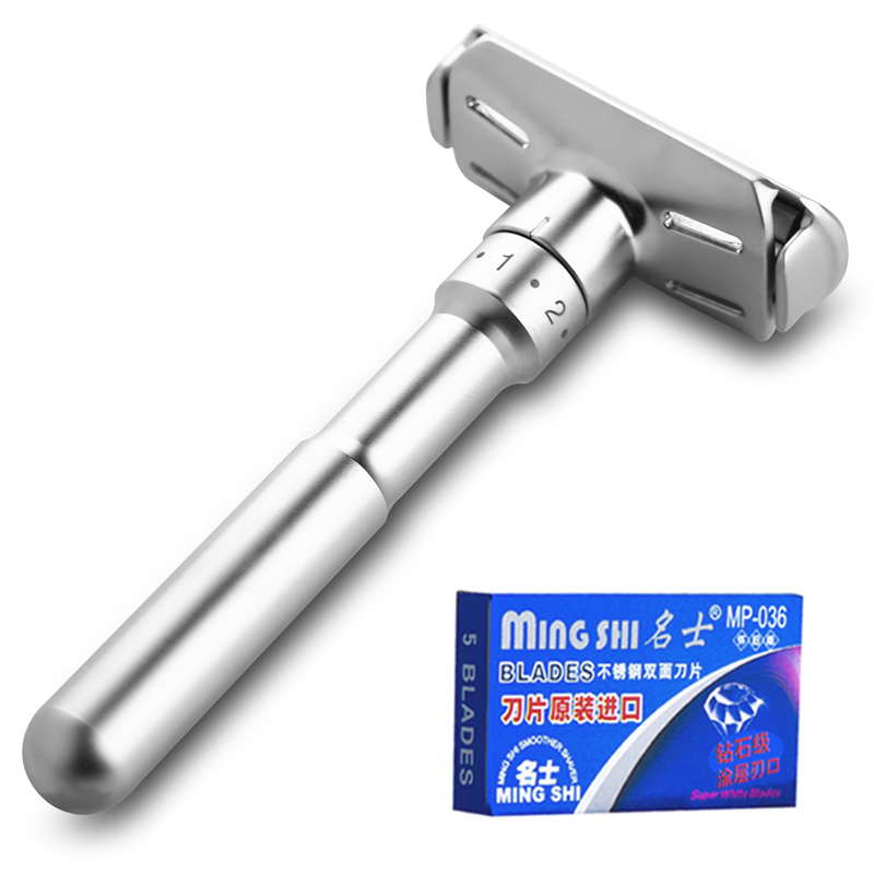 Baume and Mercier manual razor old-fashioned razor adjustable hand razor holder beard knife shaving men's double-sided blade