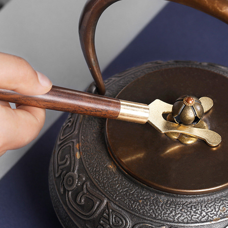 Tea needle Tea knife Japanese iron pot special pot fork Iron pot clip pot cover fork Copper pot clip pot cover Tea ceremony accessories Tea set