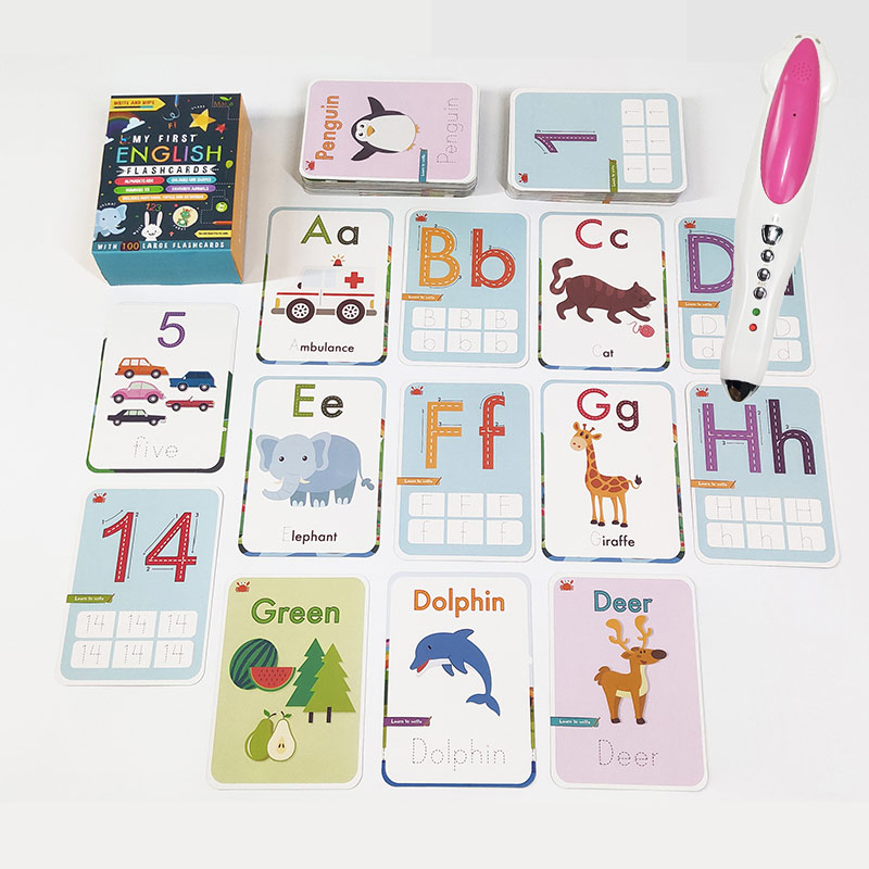 My first Cognitive Card 0-3-6 Early Childhood Cognitive Enlightenment English Single-word Little Got Talent to the pen official website