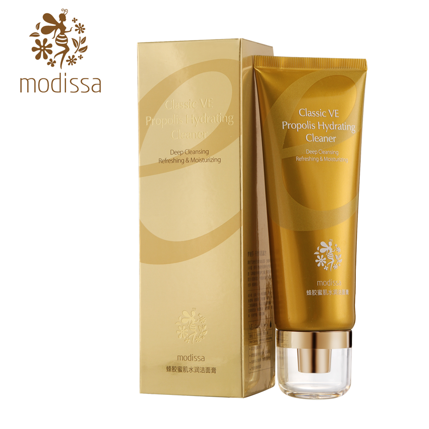 MODiSSA/梦迪莎金典维E蜂胶蜜肌水润洁面膏120ml 深层清洁洗面奶