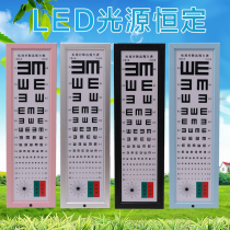 5 m led light box vision Chart 2 5 m E word C character adult childrens visual acuity standard ultra thin vision chart light box