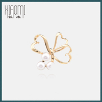 Natural freshwater pearl pin lucky-leaf-high-high-high-end brooch femile coat size accesses