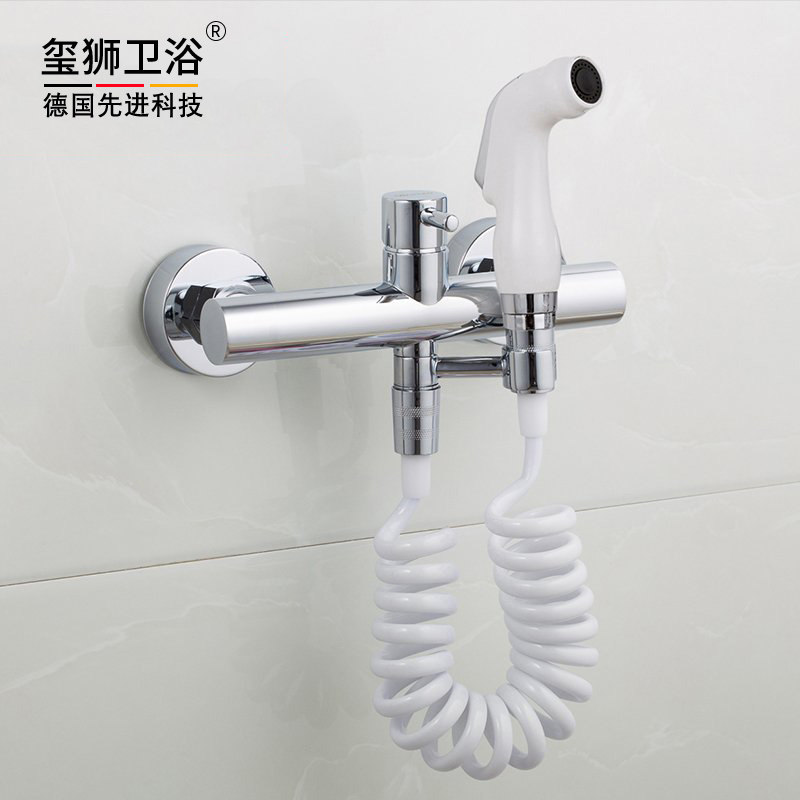All copper cold and hot women washer cleaner Vulnerable anal flush pressurized gun faucet toilet flush partner