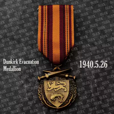 1940 Churchill Dunkirk Great Retreat Medal Generator Project Medal Western Front Medal