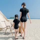 Купальник, летнее детское боди с молнией, семейный стиль, защита от солнца