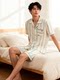 Men's Pure Cotton Pajamas Summer 2026 New Style Short-Sleeved Ultra-Soft High-End Simple Large Size Cool-Feeling Home Wear