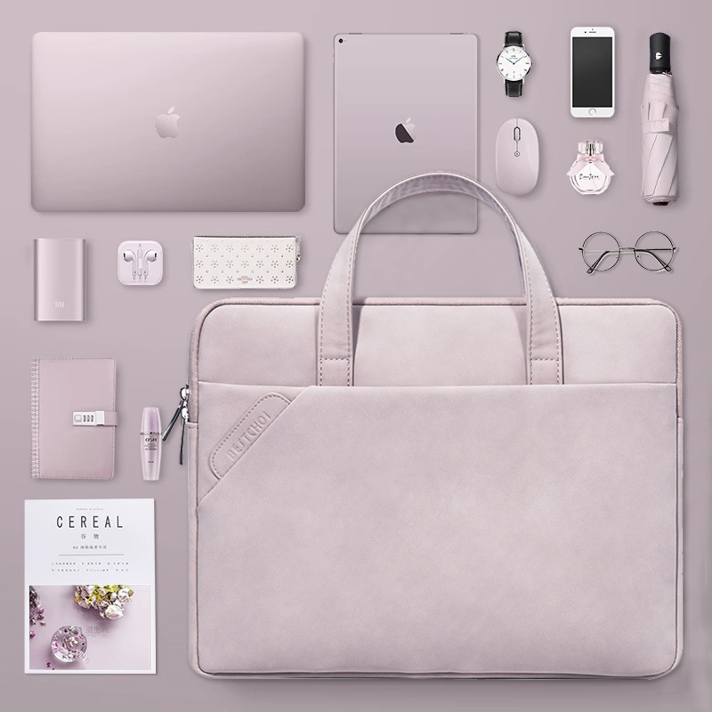 Laptop Bag 14inch Satchel Suitable for Apple MacBook Air15 Lenovo Xiaoxin Pro16 Huawei Matebook14S Female Air13 Male Thinkbook Hp 15.6 Inner Bag