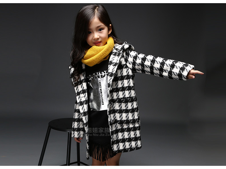 Manteau pour fille en cachemire - Ref 2162423 Image 12