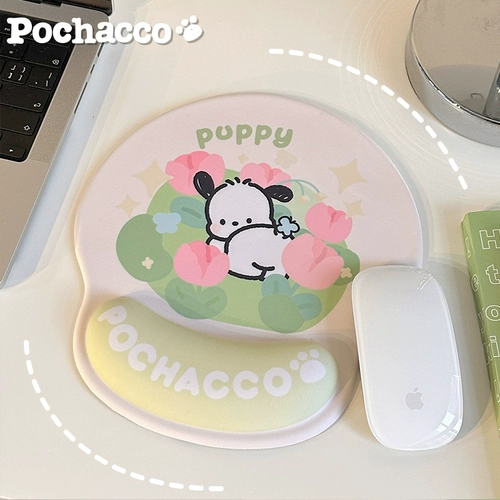 Tulip Mouse Pad Fast Guard Forist Pad Pad Ins Silicone Game 3D Трехмерные офисные ноты Pacha Dog