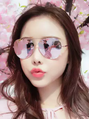 2021 New polarized sun glasses female tide anti UV sunglasses Korean Net Red j Street shot big face glasses ins