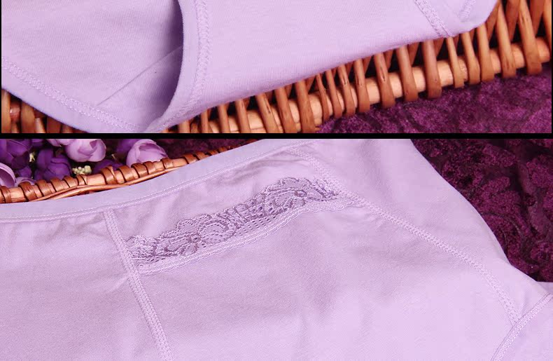 Ruizi Lai Shiben Năm Quần lót đỏ Nữ trung niên Mẹ XL Plus Chất béo Quần eo cao Quần cotton set quần lót nam đẹp