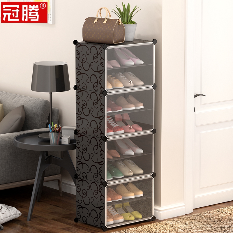 Dorm Shoe Rack Containing Erect Multilayer Dust Resistant Single Row Narrow Small Student Doorway Simple Shoe Cabinet 2021 New