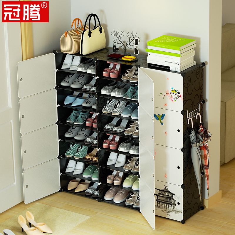 Shoe Cabinet Outdoor Doorway Closure Indoor Nice Looking Building Doorway Entrance Door Simple Shoe Rack Shoes Cabinet Multilayer Home