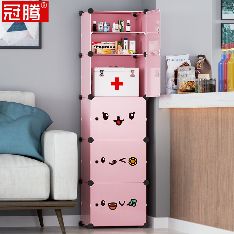 Lockers Living room leaning against wall corner Easy multilayer floor home Bedroom small placing containing cabinet Locker Cupboard 