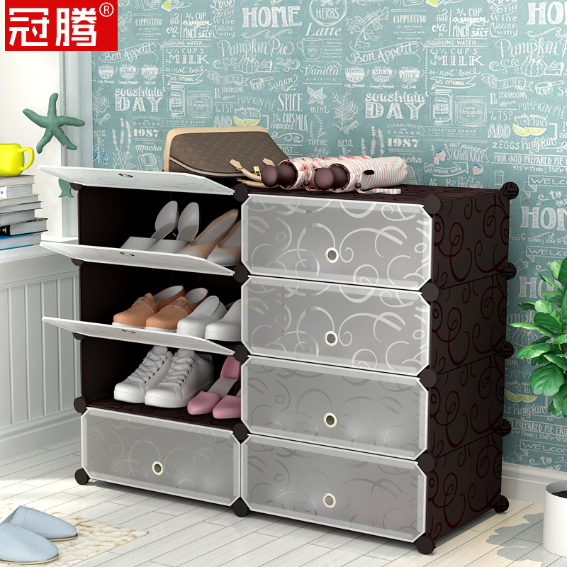 The new 2022 explosion - simple household household household for multi - floor assembly office small shoe cabinet