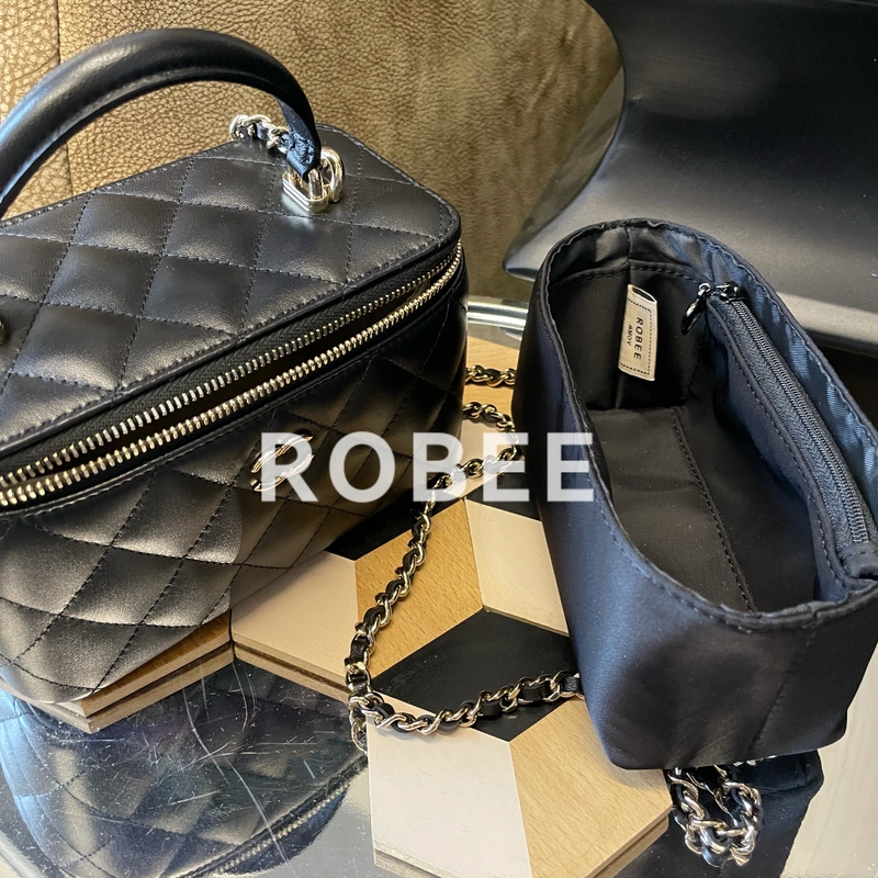 Robee/Suitable for Chanel Long Box Cosmetic Bag Inner Organizer Nylon Waterproof Bag Insert Robee/Suitable for Chanel Long Box Cosmetic Bag Inner Organizer Nylon Waterproof Bag Insert