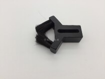 Martini riding a dragon herringbone hairbrush on three sides knife brush MULLER MARTINI Riding A Dragon Wood Handle Hairbrush