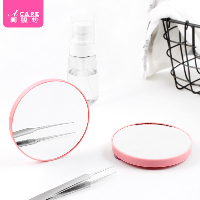 Make up mirror pull acne to black head 15 times 10 times magnifying mirror face squeeze the cosmetic sucker