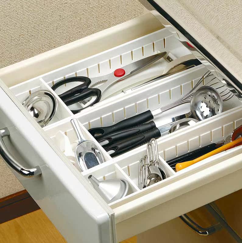 Japan imported inomata tableware finishing box drawer storage box storage compartment desk storage basket