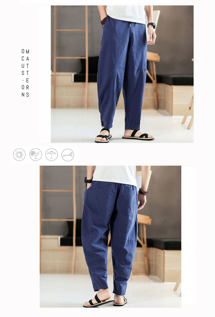 Nuojin cửa hàng nhỏ Koi Yi Yue mùa thu quần mới harem quần giản dị quần dứa Hang nam nhượng quyền cửa hàng quần quần harem đẹp