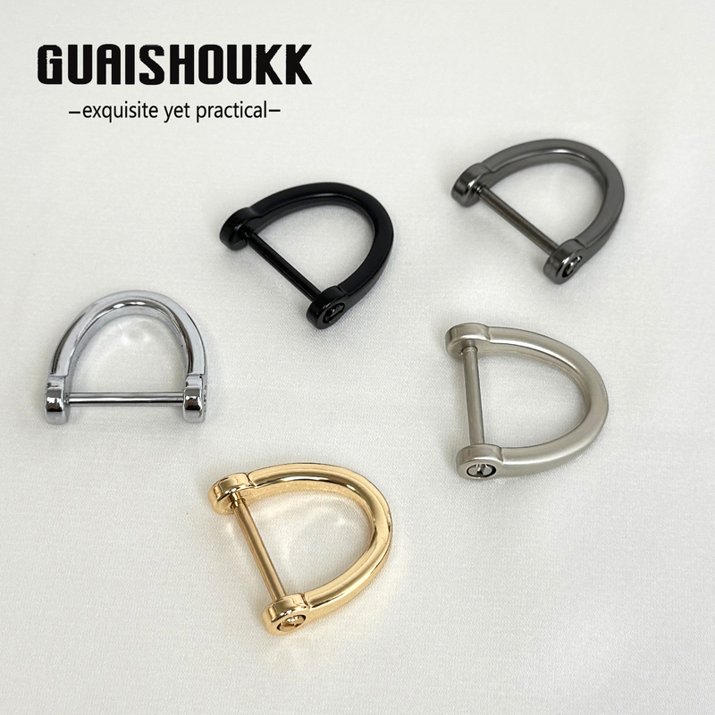 Metal Zinc Alloy Horseshoe Buckle Car Keychain Accessory Anti-Lost D-Shaped Stirrup Remote Control Connection with Screwdriver Metal Zinc Alloy Horseshoe Buckle Car Keychain Accessory Anti-Lost D-Shaped Stirrup Remote Control Connection with Screwdriver
