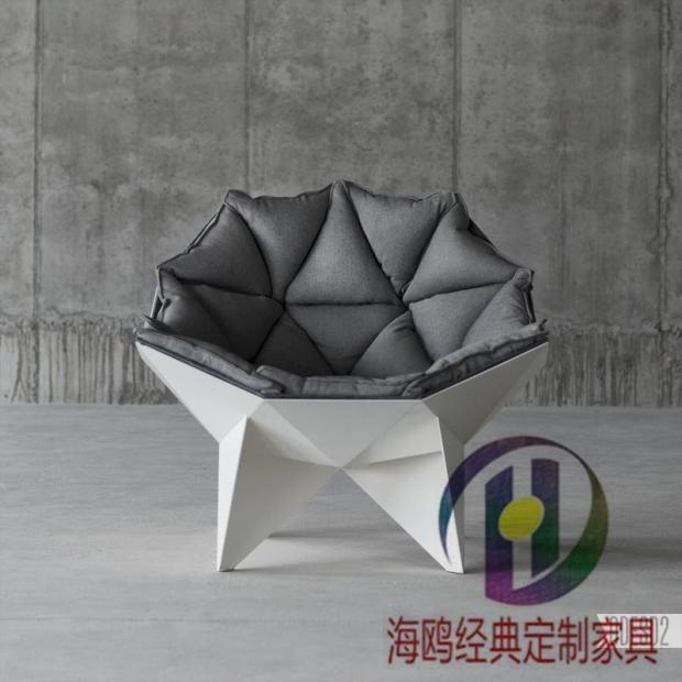 Q1 Lounge Ghế Seagull Nội thất FRP Lounge Ghế khách sạn Ghế sofa Ghế kim cương bất thường - Đồ nội thất thiết kế ghế sopha