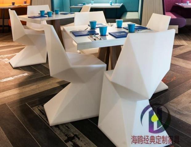 Seagull tùy chỉnh đồ nội thất phòng chờ ghế FRP ghế ăn Diamond S Ghế đa giác Ghế hình ghế Pandong ghế - Đồ nội thất thiết kế ghế xếp thư giãn dakita