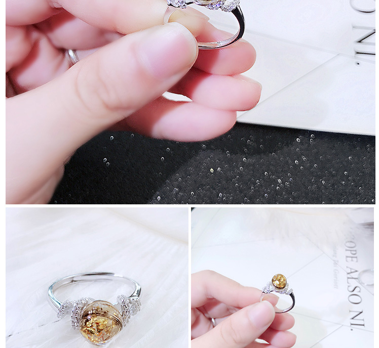 Em bé tóc nhẫn em bé tóc lưu niệm em bé tóc quà tặng sơ sinh S925 sterling bạc tự làm - Quà lưu niệm cho bé / Sản phẩm cá nhân quà thôi nôi